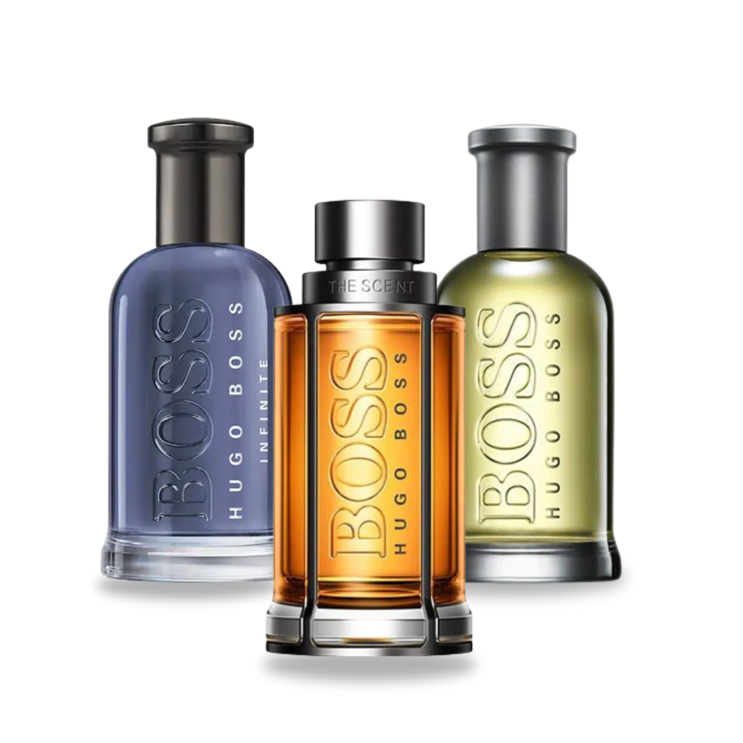 Combo aus 3 Herrenparfums - Boss Bottled Infinite, Boss The Scent und Boss Bottled (je 100ml)