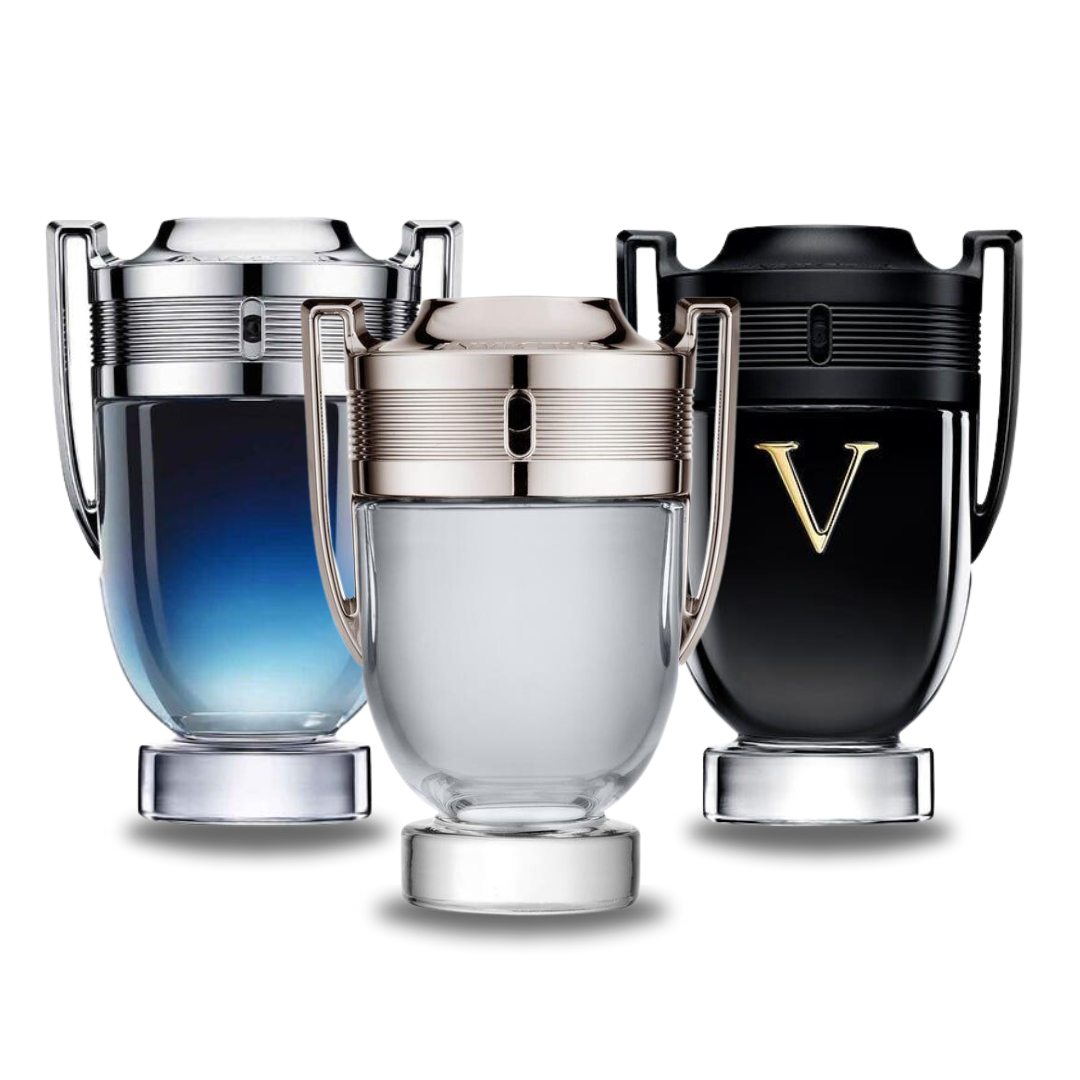 Combo aus 3 Herrenparfums - Invictus Legend, Invictus und Invictus Victory Elixir von Paco Rabanne (je 100ml)
